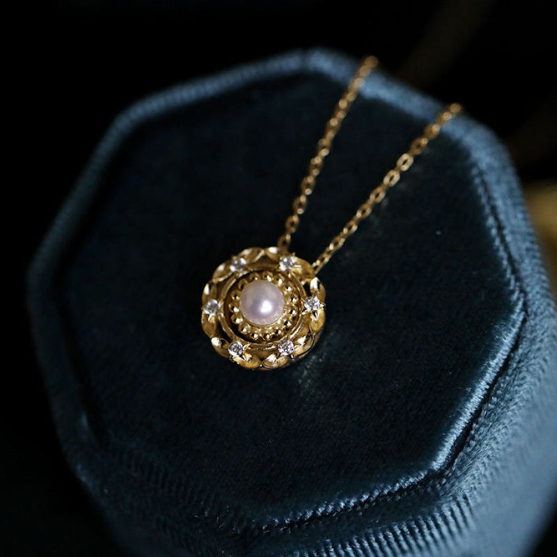 Baroque Wreath Detachable Pearl Necklace