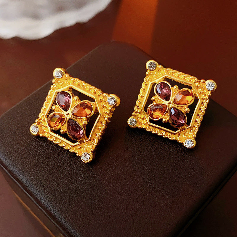 Vintage Amber Earrings