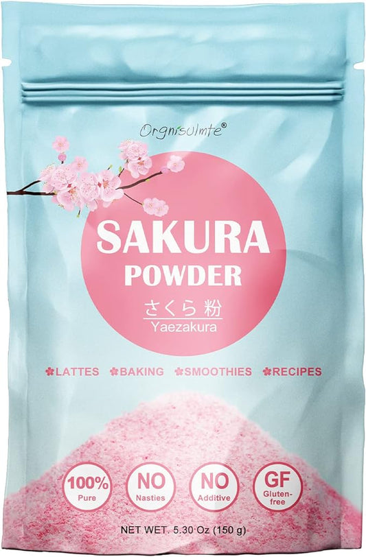 100% Japanese Cherry Blossom, Sakura Powder Gluten-Free