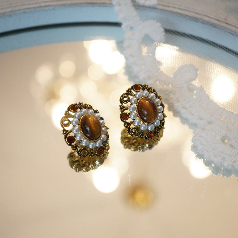 Autumn Glory Tigerite Earrings