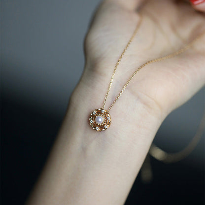 Baroque Wreath Detachable Pearl Necklace