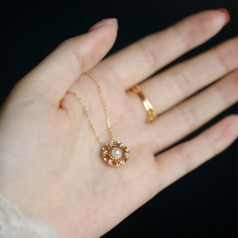 Baroque Wreath Detachable Pearl Necklace