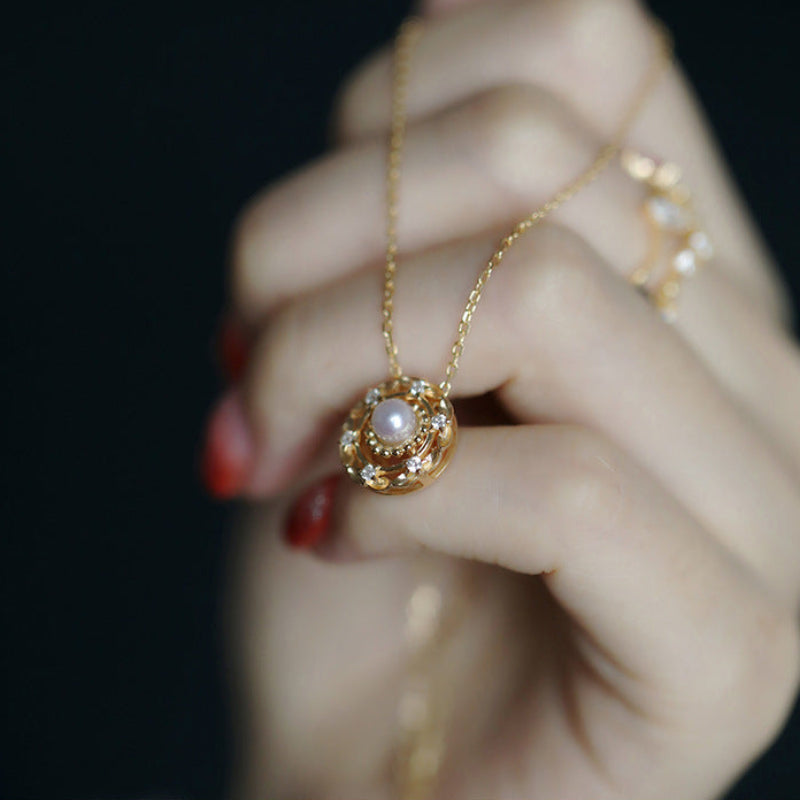 Baroque Wreath Detachable Pearl Necklace
