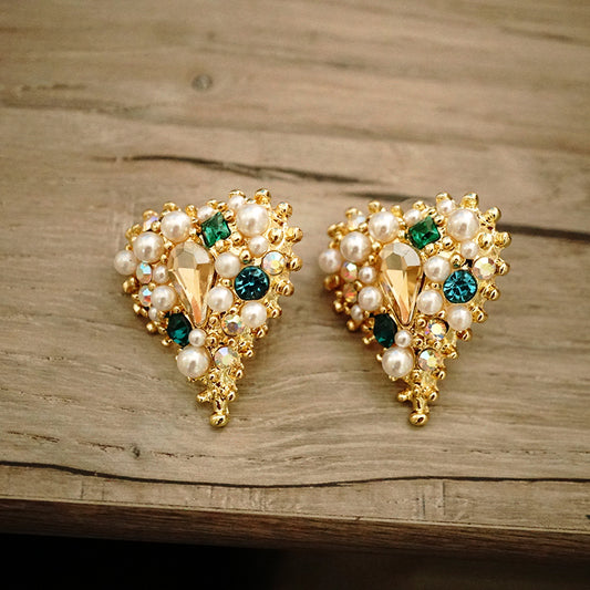 Heart Shape Vintage Earrings