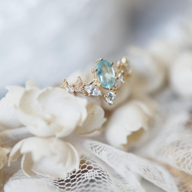 Dream Blue Apatite Ring