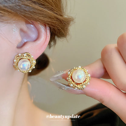 French Style Pearl Earrings