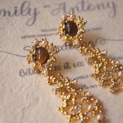 Florentine Golden Drop Earrings