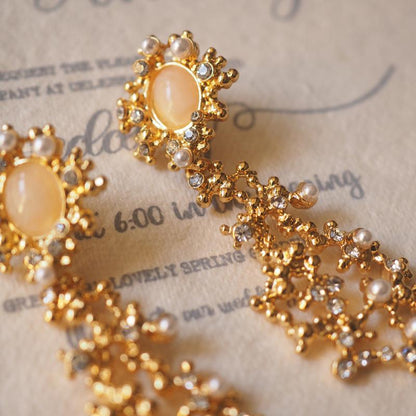 Florentine Golden Drop Earrings