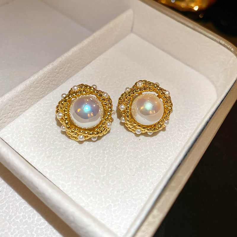 French Style Pearl Earrings