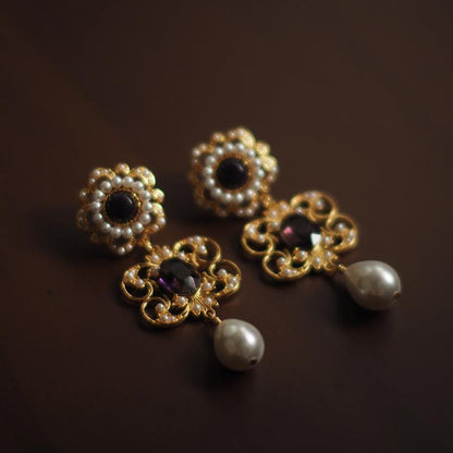 Florentine Flower Earrings