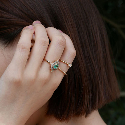 Celestial Starburst Ring